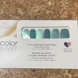 Color Street Teal & Aqua Nail Polish Strips Variety Pack